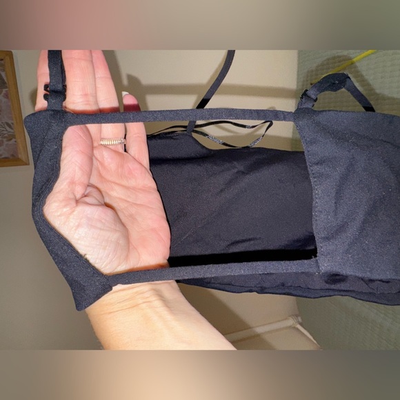 Garage Black Crop Tank open back!  Size XS GUC - Picture 2 of 7